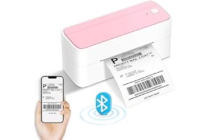 Phomemo DHL etikettskrivare 4 x 6, Bluetooth-termoskrivare, fraktetiketter, skrivare, kompatibel med Amazon, Etsy, Shopify, D