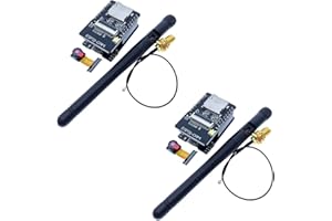 Dawafit 2X ESP32-CAM-MB USB ESP32 SéRie vers WiFi ESP32 Carte de DéVeloppement CAM CH340G 5V Bluetooth + CaméRa OV2640 + Antenne 2.4G IPX