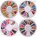 Well-Goal 4 Wheels Cute 3D Nail Art Fimo Sticker Tips Nail Art Slice--Heart,Animal,Fruit,Butterfly Pattern