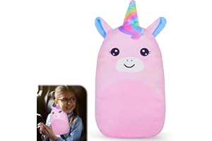 MHJY Cuscino Cintura Auto Bambini Poggiatesta Supporto Testa Copri Cintura di Sicurezza Protezione Imbottitura per Cintura Copricintura Auto per Ragazze Ragazzi in Viaggio