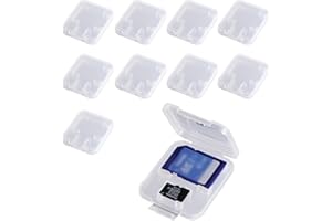 RTRTGS Pack of 10 SD Card Storage SD Card Case TF Card Case Card Cases for Memory Cards Storage