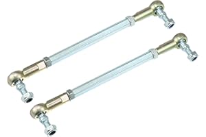 X AUTOHAUX 2pcs M8 160mm Steering Tie Rod for 50cc 70cc 90cc 110cc 125cc ATV