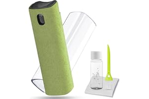 Screen Cleaner Touchscreen Mist Spray, DauMeiQH Cleaning Kit for Electronic Smart Phone, iPhone, iPad, Computer, MacBook Pro, Laptop, Tablet, PC, Monitor, TV, LCD Flat Screens, Eyeglass - Green