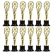 Produktbild Juvale 12 Stück Mini Award Trophäen – Kunststoff – Trophy-Pokale für Kinder – ideal für Lehrer, Gold, Schwarz