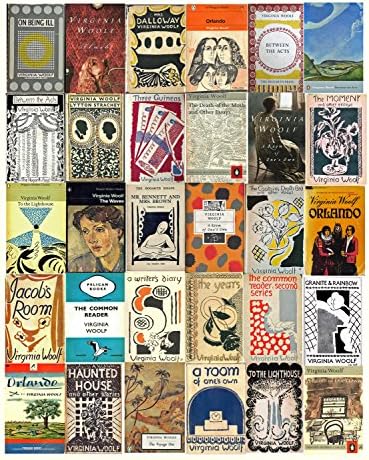 Virginia Woolf Book Covers Fine Art Print 10 X 8 Inches- Blackbird Studio