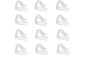 WUDQIJI Tischtuchklammern 12 Stück Tischdeckenklammer Tischdecke Clips Tischklammern Tischdeckenhalter Tischtuch Clips aus Kunststoff geeignet für eine Dicke von 3,5 bis 5 cm für Partys (Groß)