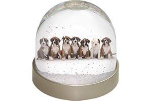 Boxer Dog Puppies Photo Snow Globe Waterball - Advanta Group®