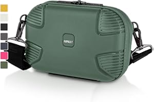 IMPACKT IP1 Hand Luggage Crossbody Bag Made from Recycled Post-Consumer Plastic; Sustainable Shoulder Bag with 6 Year Warranty + Removable Carry Strap