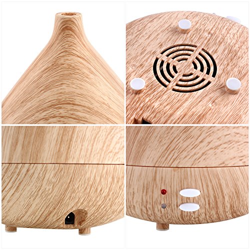 amzdeal Aroma Diffuser Ultraschall Luftbefeuchter 7 Farbwechsler 12W 280ml für Beauty-Salon, Spa, Yoga, Schlafzimmer, Wohnzimmer, Konferenzraum - 6