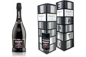 Canti -ASTI D.O.C.G. Millesimato, Spumante White Sparkling Wine, Moscato d'Asti 7%, Gift Pack, Italian Grape Variety from Piemonte, Fruity and Aromatic Taste, 1x750 ml