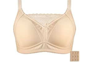 LRSSMB Sujetadores De Mastectomía Con Bolsillos Posquirúrgicos, Prótesis Mamaria De Algodón Suave, Sujetador Diario Inalámbrico Sin Anillo De Acero