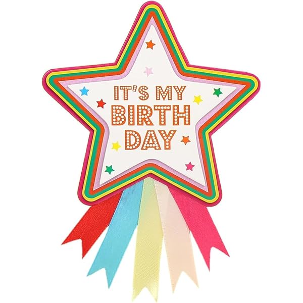1 Mini Topo Happy Birthday de 8cm em Lamicote Dourado