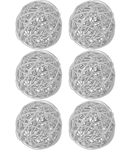 hialy 20 pezzi Palline decorative da 8 c riepibile per fai da te in