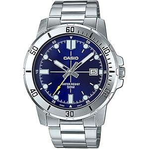 Casio Enticer Analog Blue Dial Men's Watch-MTP-VD01D-2EVUDF (A1364)