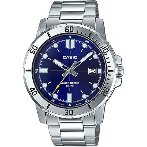 Casio Enticer Analog Blue Dial Men\'s Watch-MTP-VD01D-2EVUDF (A1364)