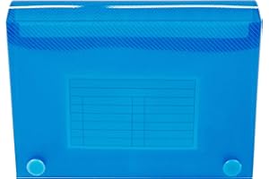 Esposti Record Card Holder - New Stronger Improved Construction - Student Revision Card Holder - 6 x 4 Inch - Blue