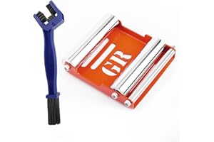 ‎GRAND PITSTOP Grand PitStop Motorrad-Reinigungsständer - Paddock Stand Ersatz - Rollenständer für Reifenreinigung & Kettenschmierung - GRoller (Mittel (Fahrräder < 485 lb) mit Bürste)