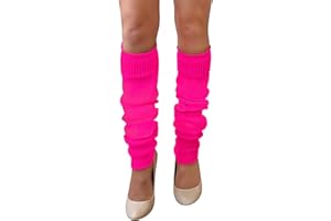 NuJake Leg Warmers In Assorted Colours 1980s 90s Luxurious Girls Cosplay Legwarmer