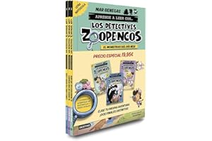 Pack Aprende a leer con... ¡Los Detectives Zoopencos! 1, 2 y 3: En letra: En letra MAYÚSCULA para aprender a leer (libros para niños a partir de 5 ... historia (Aprende a leer con mayúsculas)