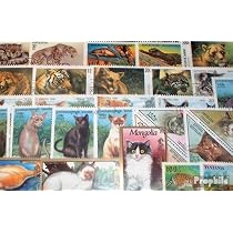 Briefmarkensatz Nicaragua 1984 – Katzen-Motive, Komplett Gestempelt, Katalog-Nr. 2482-2488