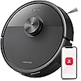 roborock Q7 M5 Robot Vacuum Cleaner With Mop,10,000Pa HyperForce Suction, Dual Anti-Tangle Brushes, PreciSense LiDAR Navigation, APP-Controlled Mopping, Robotic Vacuum ideal for Pet Hair, Black