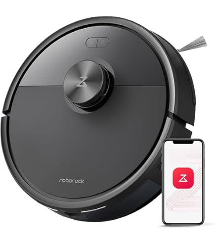 Roborock Robot Aspirateur E4 Avec Fonction De Nettoyage, Robot