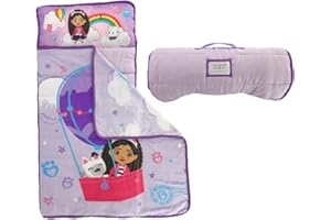 FRANCO DreamWorks Gabby's Dollhouse Tapis de Sieste Doux pour Enfant avec Oreiller