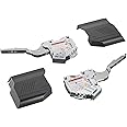 Gedotec Blum Flap Mount Aventos HK-S Dark Grey for One-piece Flaps Power Reservoir 20K2C00.02 LF 400-1000 1 Complete Set - Flap Hinge Kitchen with Front Attachments