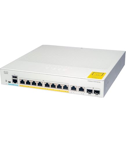 Cisco Catalyst 1000-8T-2G-L Network Switch, 8 Gigabit Ethernet