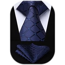 Set Cravatta E Fazzoletto Uomo | Tinta Unita Elegante | Poliestere | Per Business E Matrimoni - Foto 13