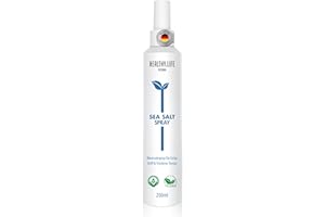 ‎HEALTHY.LIFE VIENNA HLV - Sea Salt Spray 200ml - Meersalzspray für Haare, vegan - Salzspray, Volumenspray, Fixierspray für Undone-Looks, Beach Waves, natürlicher Grip, seidenmattes Finish & starkem Halt - Made in Germany