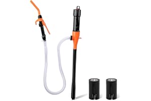 WODHMIEY Bomba extractora de aceite eléctrica, portátil de 9 l/min con control de boquilla ajustable, ideal para líquidos no corrosivos, cambios de aceite automotriz, extracción de combustible