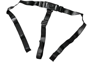 FUNVER Harnais Chaise Haute, Harnais 3 Points pour Poussette, Ajustable Ceinture de Sécurité pour Poussette, Sangle Chaise Haute Bebe, Rechange Adaptable