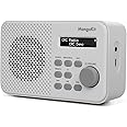 MangoKit MD2 DAB Radio Portable,DAB+ Digital Radio,5.3 Bluetooth Radio,FM Kitchen Radios Mains and Battery,Large Color Display, Alarm&Clock&Snooze Timer,40 Preset Stations,Headphone Port-Stone Grey