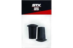 STX Lacrosse 1" End Cap 2 Pack End Cap Pack, Black