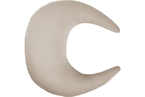 ‎SNUGGLE ME snuggle me® Stillkissen klein - Stillmond mit Stillkissenbezug aus 100% Bio-Baumwolle, Stillhörnchen mit Fiberfill-Faserkern, Maschinenwaschbar & Atmungsaktiv (Birch)