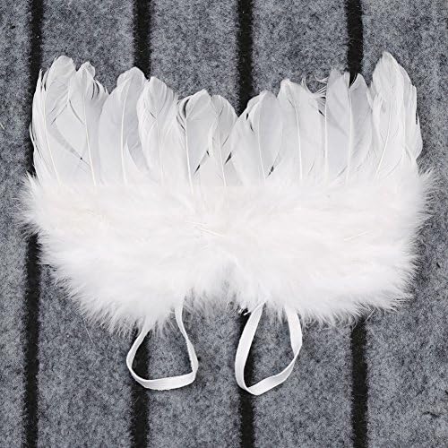 Angel Wings, Baby Photography Props, Baby Angel Wings and Aura Clothing Accessories(Cream-Coloured)