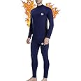 MEETWEE Men's Thermal Underwear Set, Compression Base Layer Long Johns Long Sleeve Top Shirt Suit for Winter Workout