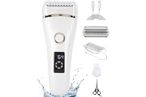 ‎ZYYINI Elektrorasierer für Frauen,Elektrischer Damenrasierer Achort Nass und Trocken Wiederaufladbar Lady Shaver Elektrisch Elektrorasierer Trimmer,für die Körperbehaarung an den Beinen und Achseln