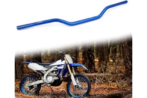 FAST PRO Manillar de moto 7/8" 22mm Manillar universal para MT-09 YZ250F YZ125 YZ450F WR125 XT250R YZ85 Dirt Bike ATV Motocross Enduro Azul