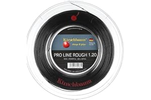 Kirschbaum Pro Line Rough 200M Schwarz Tennis Bobine Cordage 200M Monofilament Noir