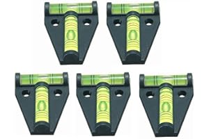 5pcs Mini Level RV T Level, YOTOM 2-Way Spirit Bubble Level for RVs, Tripods, Machines, Furniture, Trailers