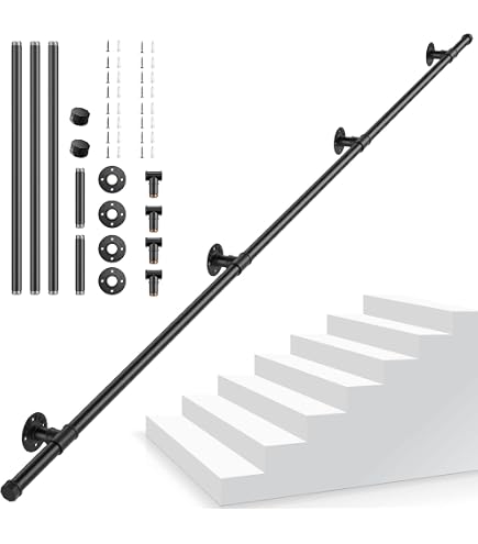 Handläufe Für Treppen, 180cm 2m 240cm 2.5m 280cm  Produktbild-Vorschau 10