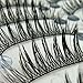 10 Pairs Natural Black Long Cross Thick Eye Lashes Makeup Fake False Eyelashes