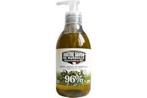 MAITRE SAVON DE MARSEILLE Maître Savon de Marseille Liquid Marseille Soap with Olive Oil 300 ml Gentle Cleaning 96% Natural Ingredients