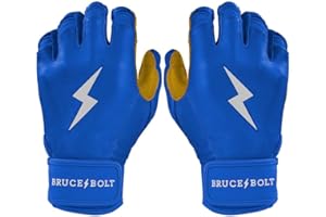 BRUCE BOLT Original Series Short Cuff Batting Gloves - Multiple Colors - Adult & Youth Sizes