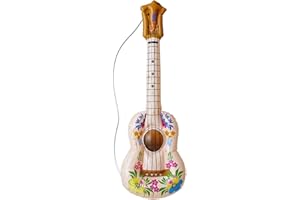 W WIDMANN MILANO PARTY FASHION Widmann 0512H Inflatable Guitar, Multicolored, 105 cm