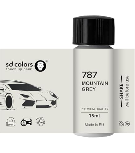 PARTS4EV 792/9792 Palladio Argento Metallico Vernice Ritocco Per Mercedes-Benz Serie B/C/E/G/M/S/R/CL/GL/SLK/CLS/GLK/GLE/GLS - Corrispondenza Esatta - Riparazione Antigraffio E Scheggiature - Foto 2