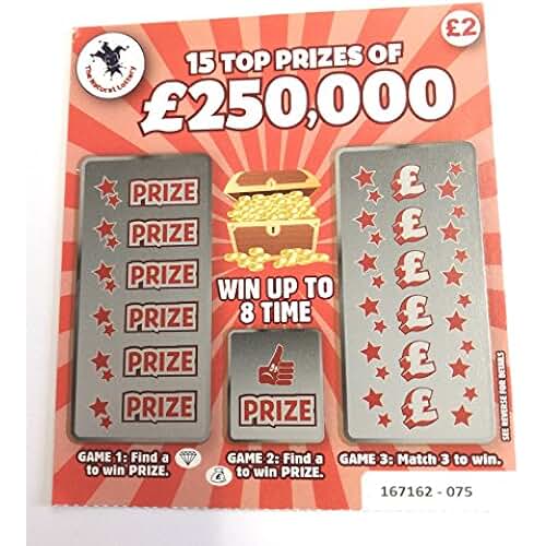 Amazon.co.uk lotto scratch cards