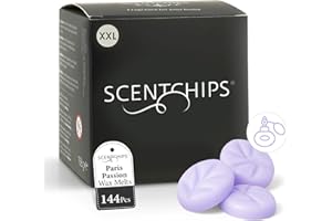 ‎SCENTCHIPS Scentchips® XXL Duftchips – Premium Waxmelts Hausparfüm für Duftbrenner & Wachsbrenner (S-Stücke-8, Paris Passion)
